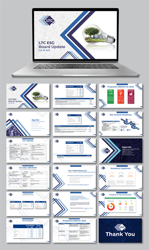 PowerPoint Design by artbitin for LTC Properties | Design: #28924190