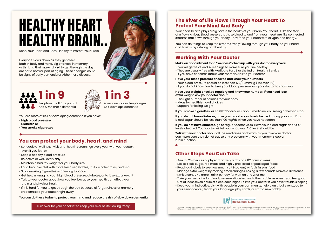 Design de Flyer par Design By Muila pour International Association for Indigenous Aging | Design #28953830