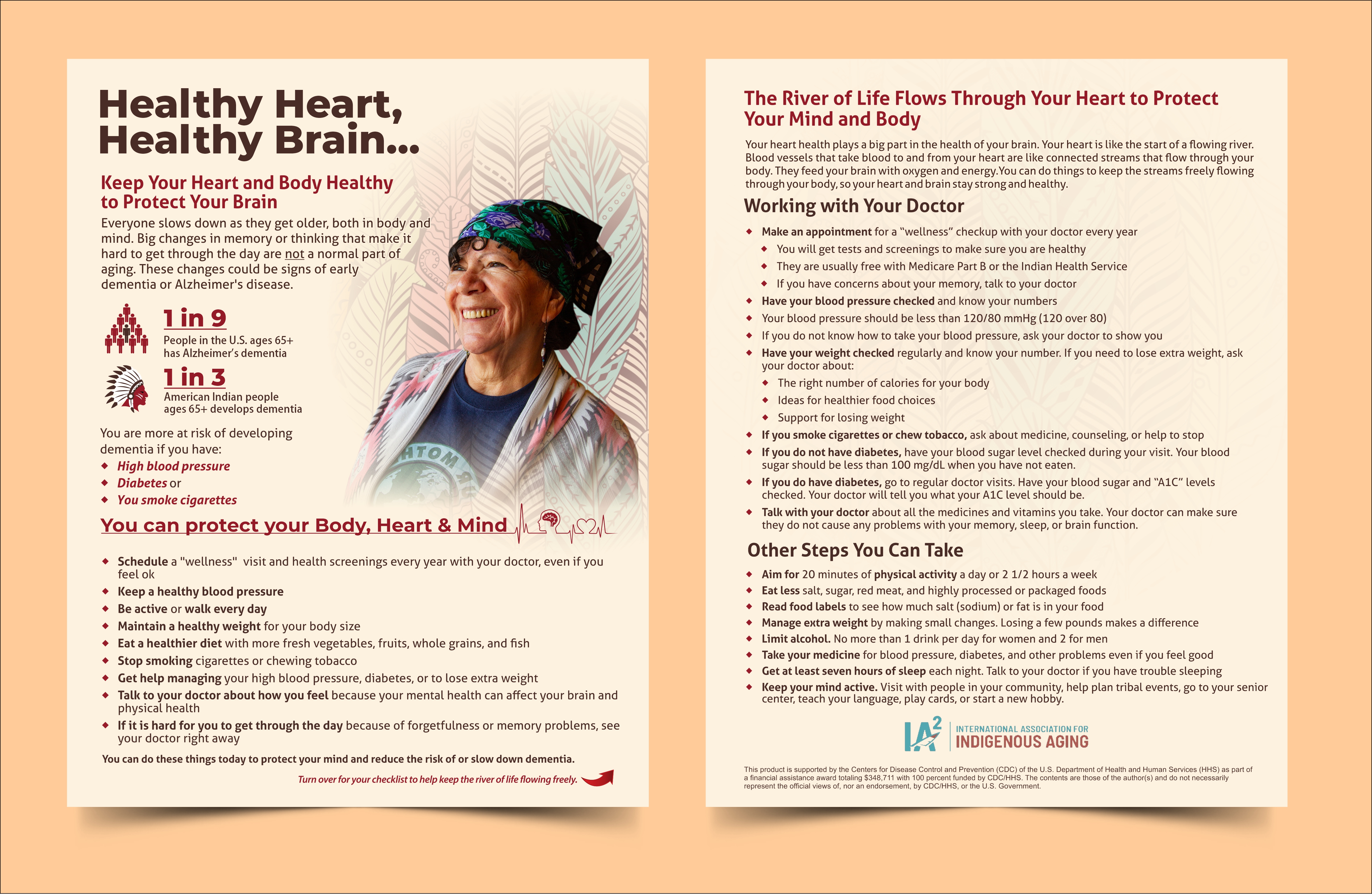 Flyer-Design von Jalpa Jadav für International Association for Indigenous Aging | Design #28921936