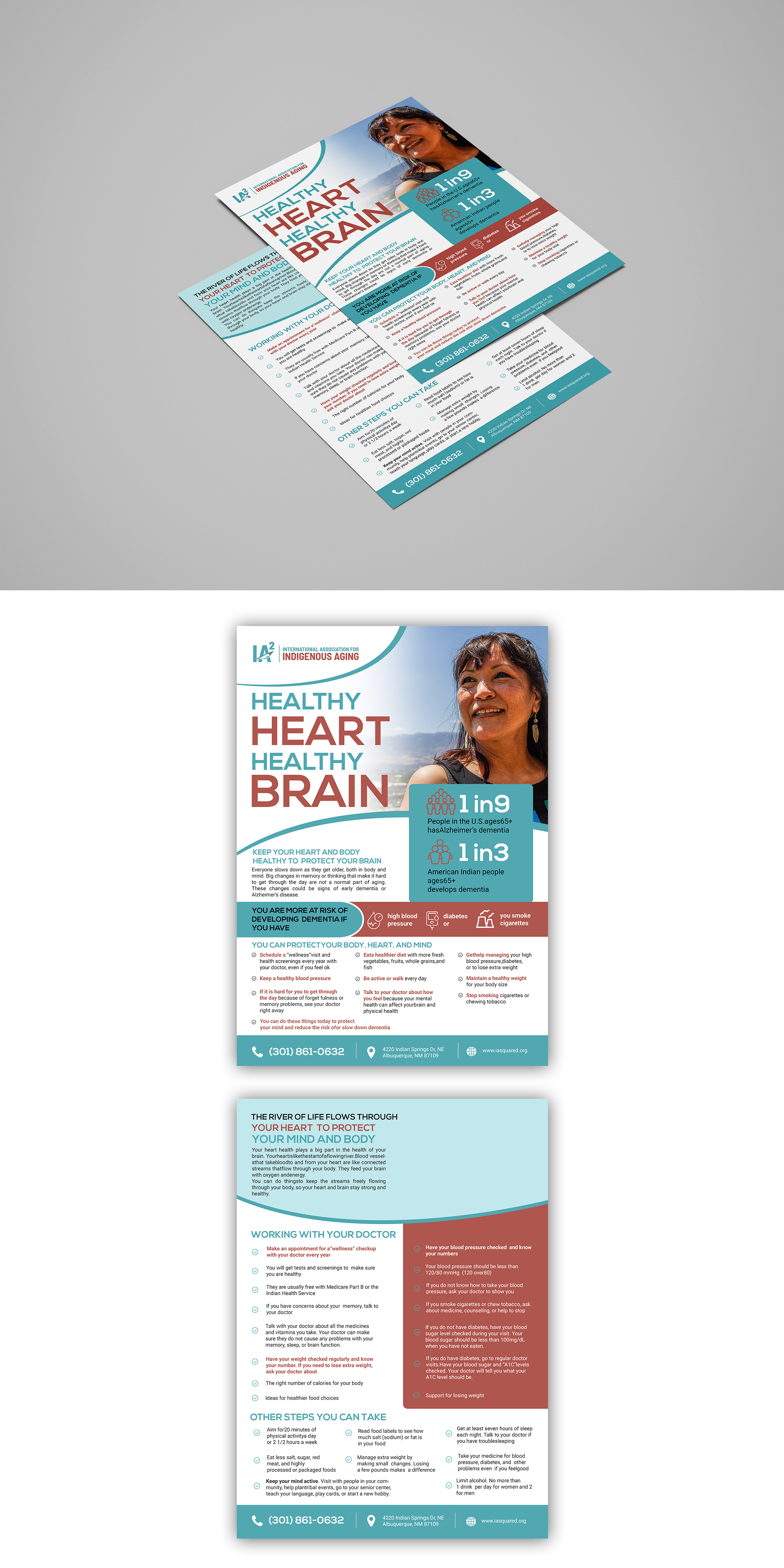 Diseño de Flyer por Design Motion para International Association for Indigenous Aging | Diseño #28938763