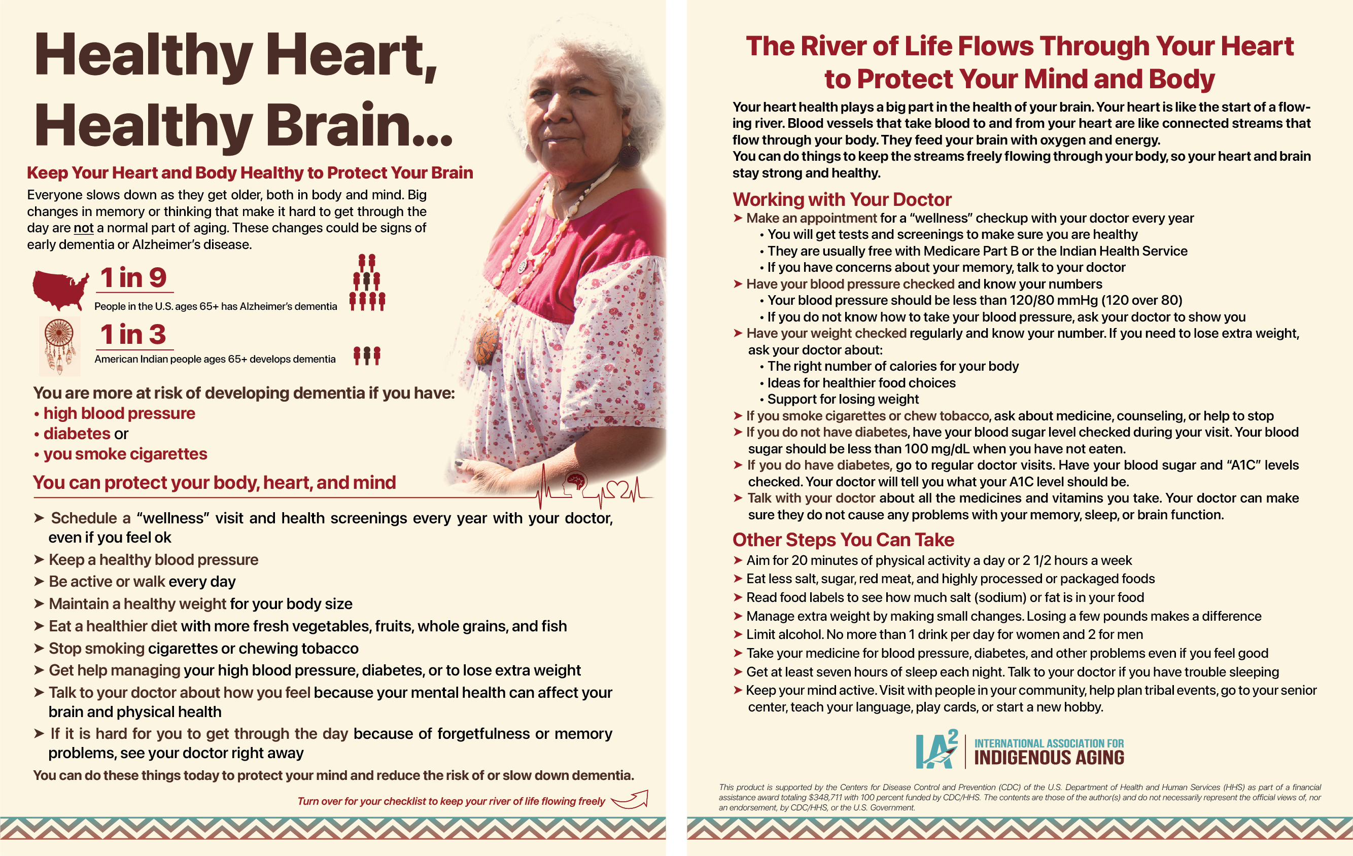 Flyer-Design von Vyacheslav65 für International Association for Indigenous Aging | Design #28926556