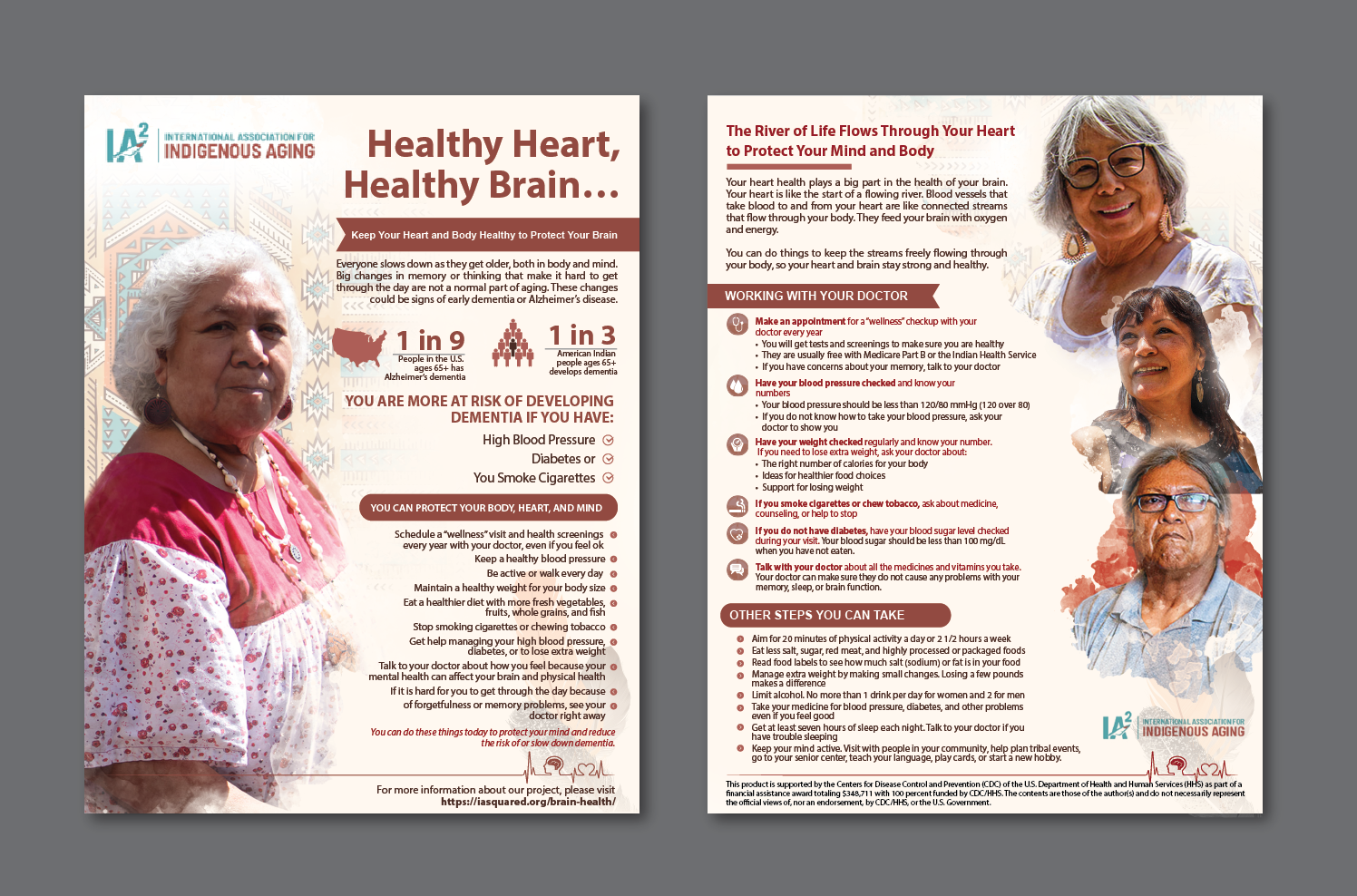 Flyer-Design von alex989 für International Association for Indigenous Aging | Design #28926305