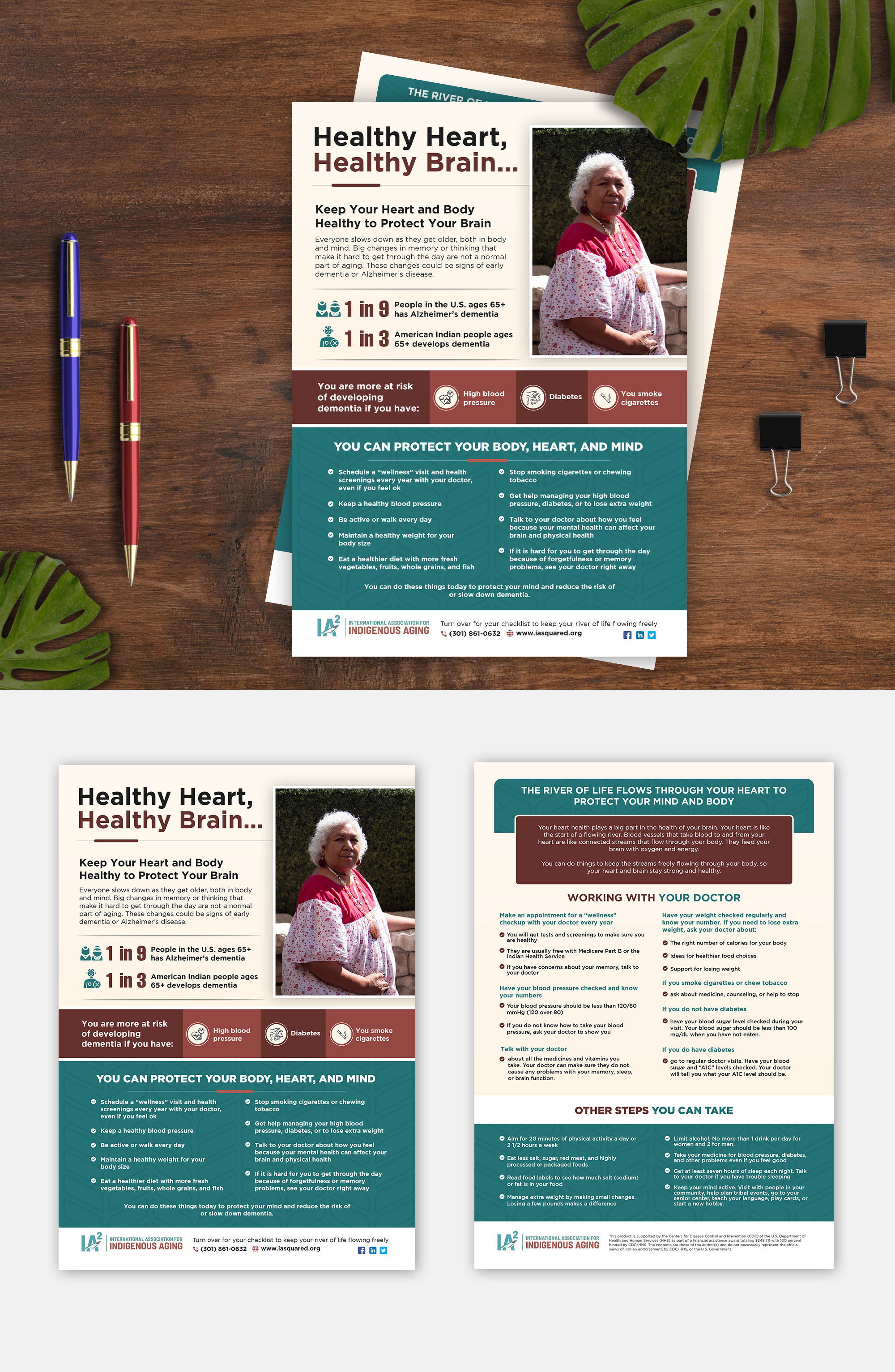 Design de Flyer par debdesign pour International Association for Indigenous Aging | Design #28925744