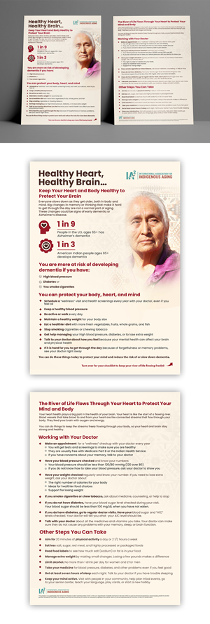 Design de Flyer par debdesign pour International Association for Indigenous Aging | Design : #28925823