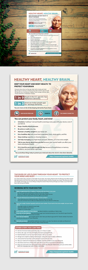 Design de Flyer par debdesign pour International Association for Indigenous Aging | Design : #28927452