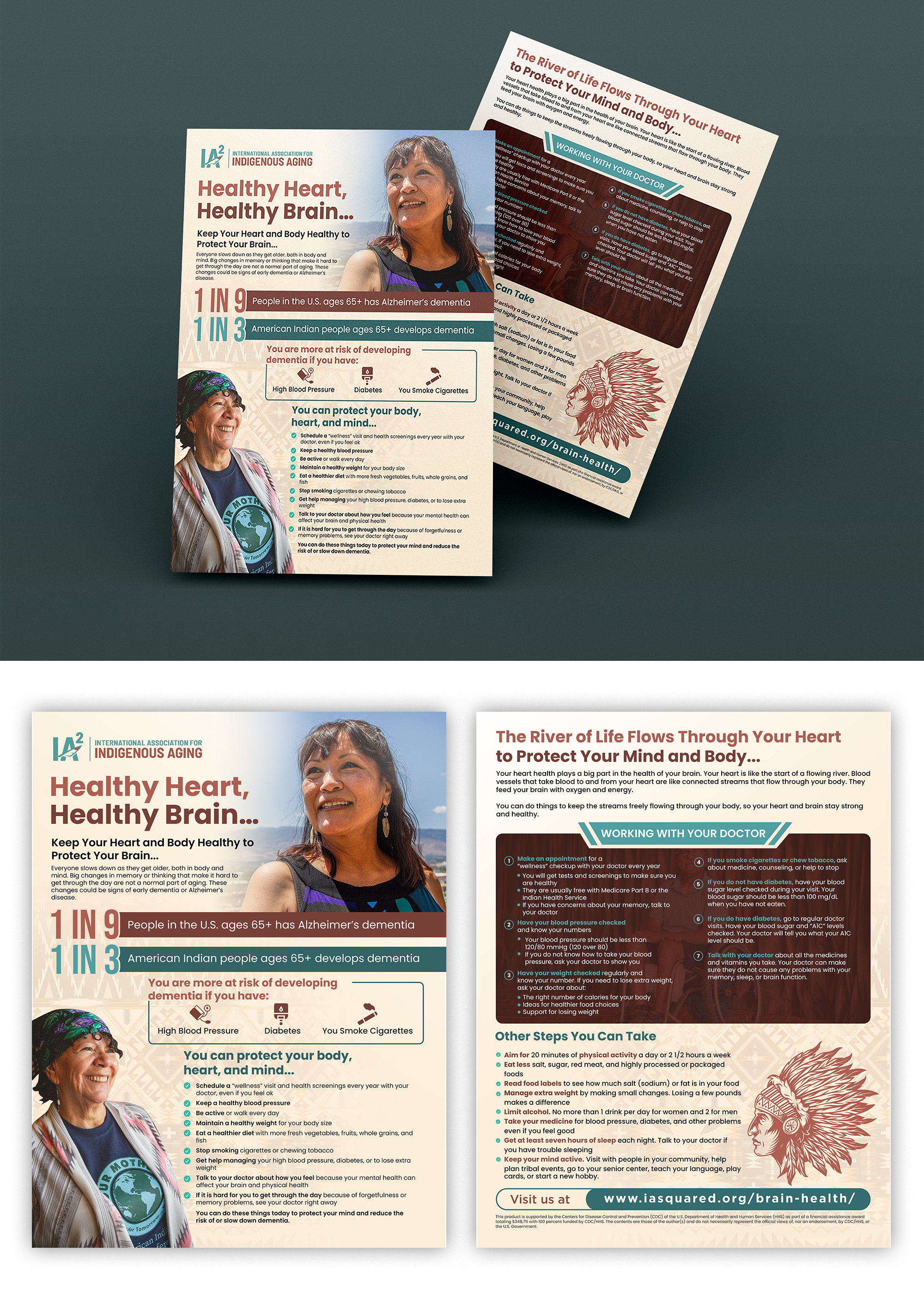 Flyer-Design von ZeneFashions für International Association for Indigenous Aging | Design #28929070