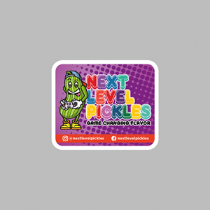 Next Level Pickles, Game Changing Flavor | Diseño de Sticker por Jul-D