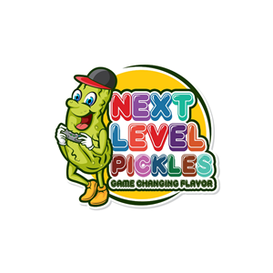 Next Level Pickles, Game Changing Flavor | Diseño de Sticker por AweSomeLogoTeam