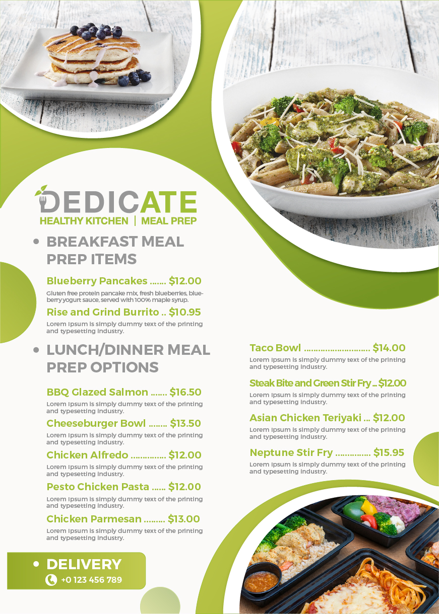 Diseño Gráfico por luutrongtin89 para DEDICATE Healthy Kitchen | Diseño #28920242