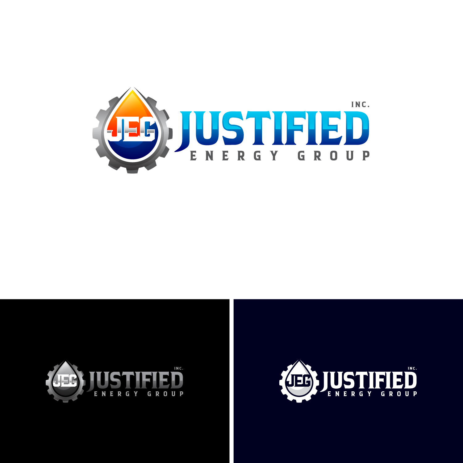 Logo Design by Revolt Team for Justified Energy Group Inc. | Design #28926172