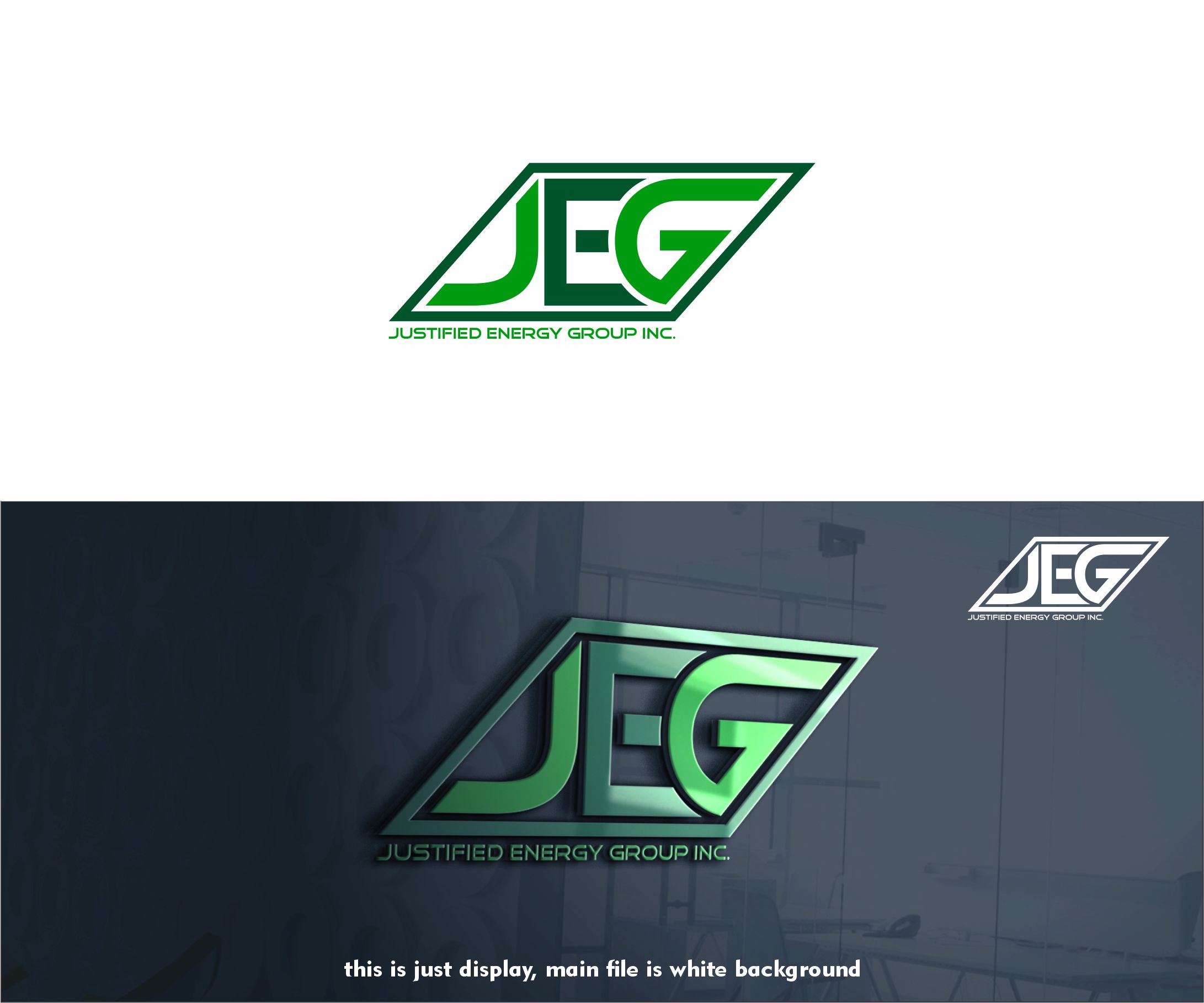 Logo Design by alkaline for Justified Energy Group Inc. | Design #28924099