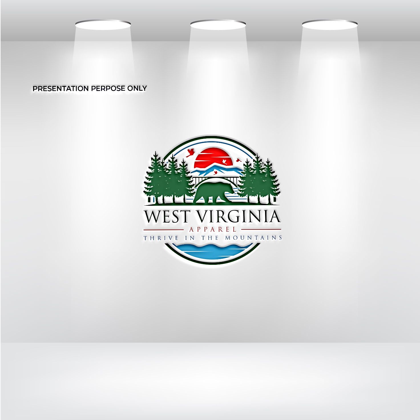 Logo Design by RS_Design for West Virginia Apparel | Design #28919795