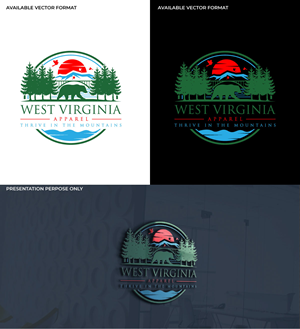 Logo Design by RS_Design for West Virginia Apparel | Design: #28919796
