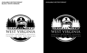 Logo Design by RS_Design for West Virginia Apparel | Design: #28920043