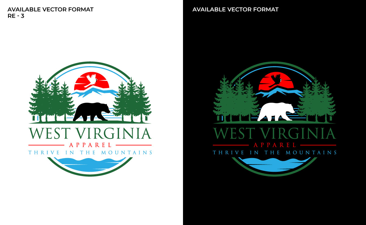 Logo Design by RS_Design for West Virginia Apparel | Design: #28920124