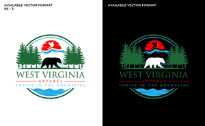Logo Design by RS_Design for West Virginia Apparel | Design: #28920124