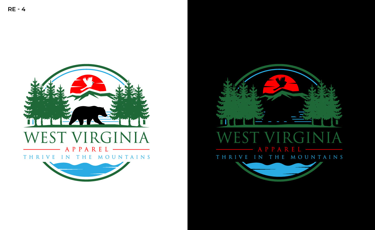 Serious, Bold, Apparel Logo Design for West Virginia Apparel by Rixy
