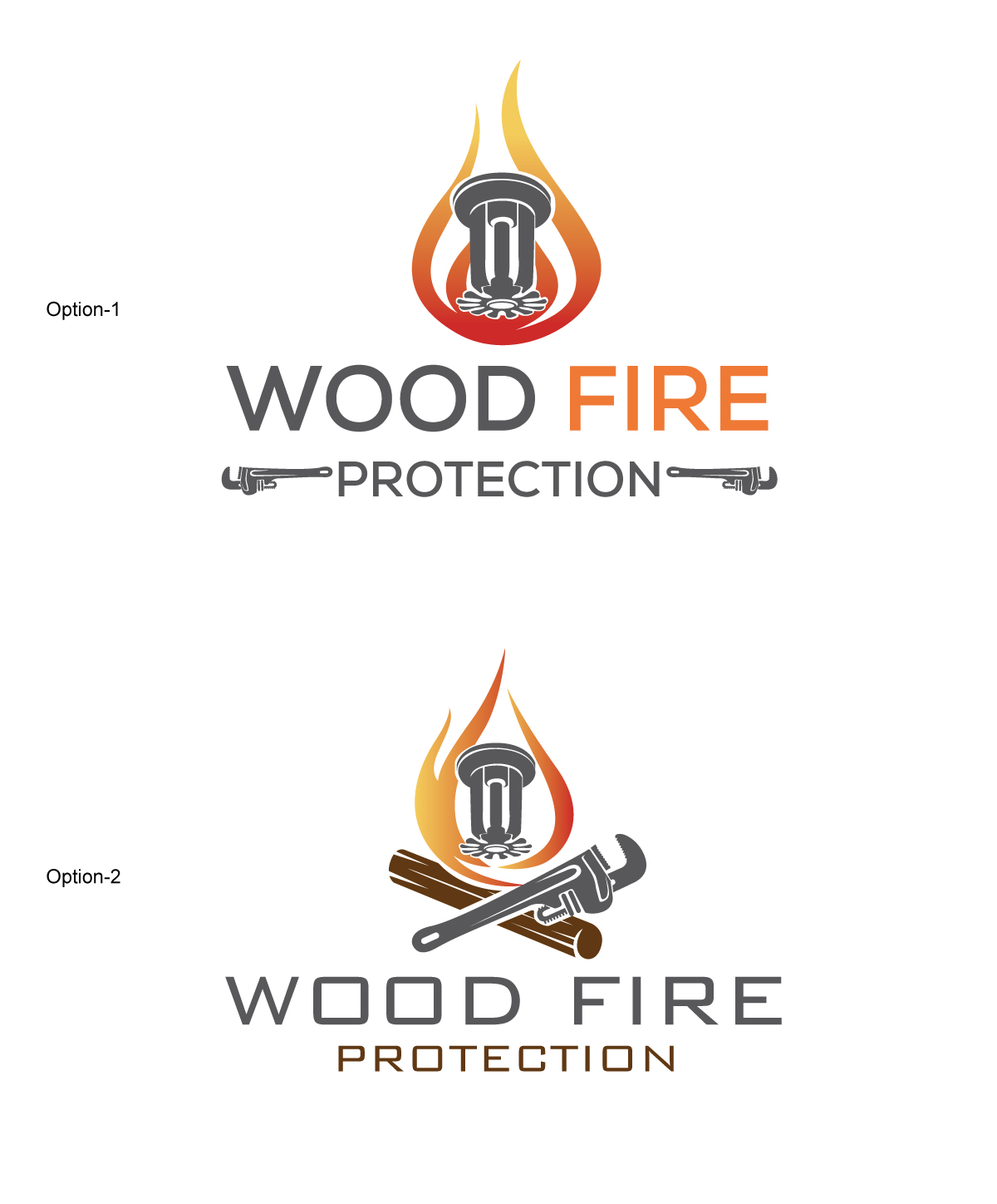 Logo-Design von Om Namah Shivay für Wood Fire Protection Pty Ltd  | Design #28927130