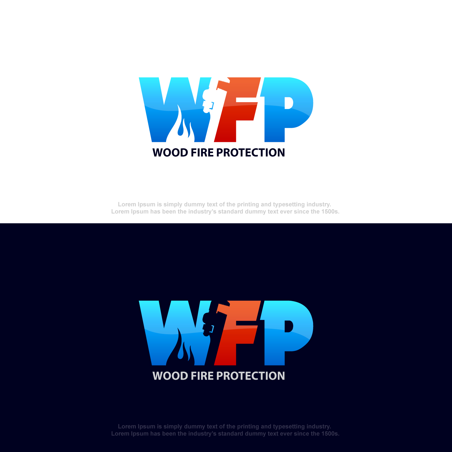 Logo-Design von Revolt Team für Wood Fire Protection Pty Ltd  | Design #28925617