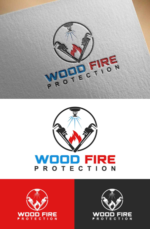 Logo Design by fly  design for Wood Fire Protection Pty Ltd  | Design: #28931893