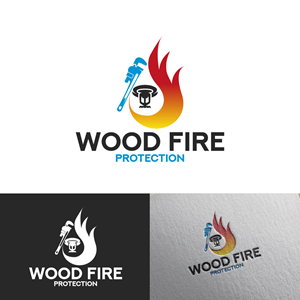 Logo Design by fly  design for Wood Fire Protection Pty Ltd  | Design: #28931895