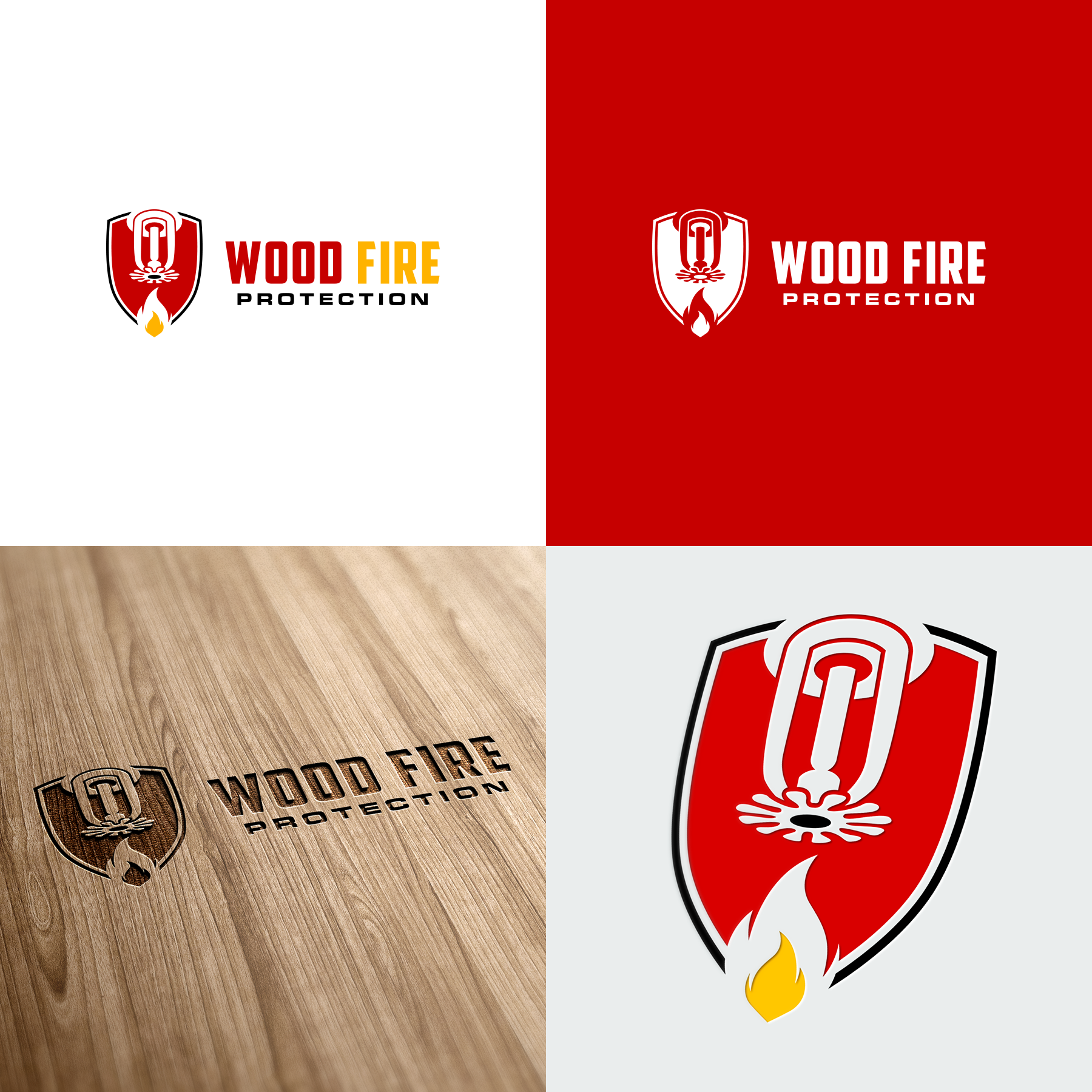 Logo-Design von lexipej für Wood Fire Protection Pty Ltd  | Design #28932217