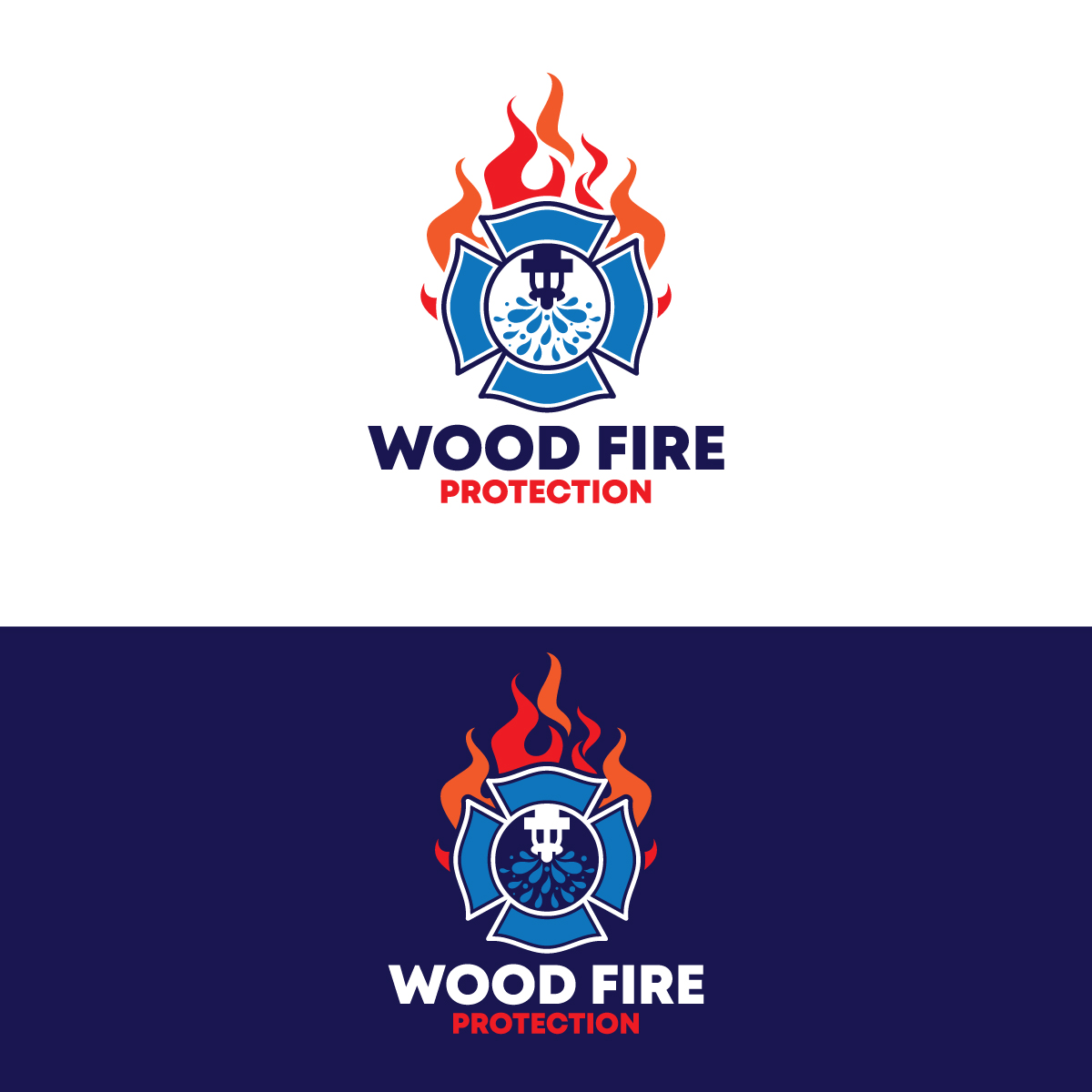 Logo Design by brand maker for Wood Fire Protection Pty Ltd  | Design #28925576