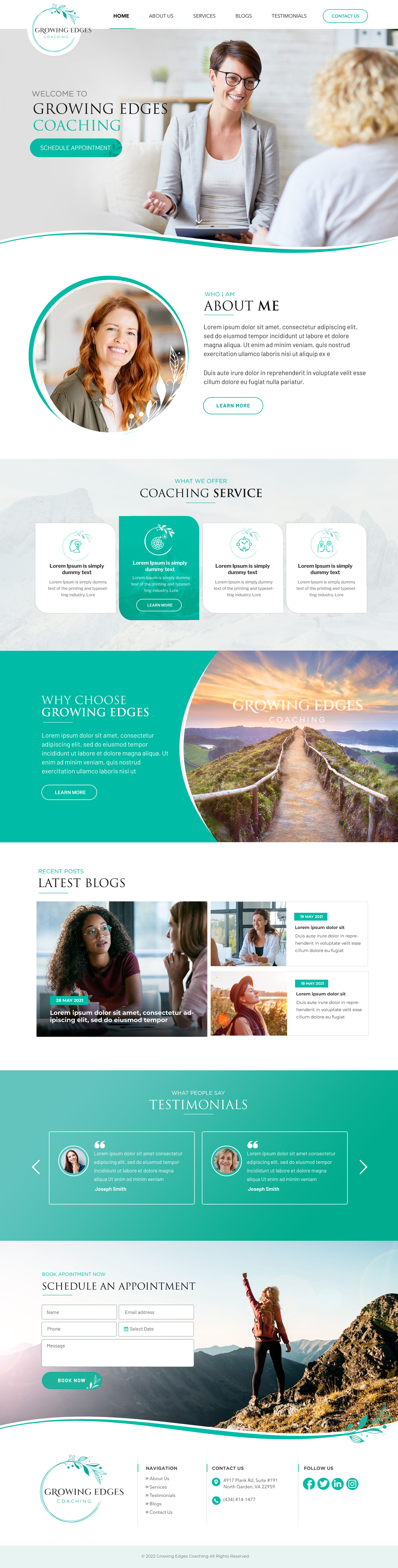 Web Design by Blue Sparrow for this project | Design #28927209