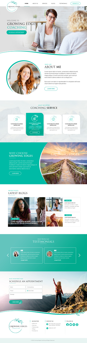 Web Design by Blue Sparrow for this project | Design: #28927209