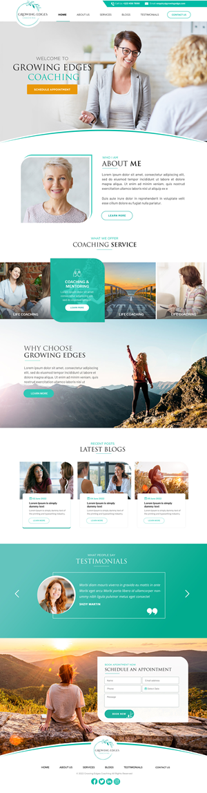 Web Design by Blue Sparrow for this project | Design: #28927211