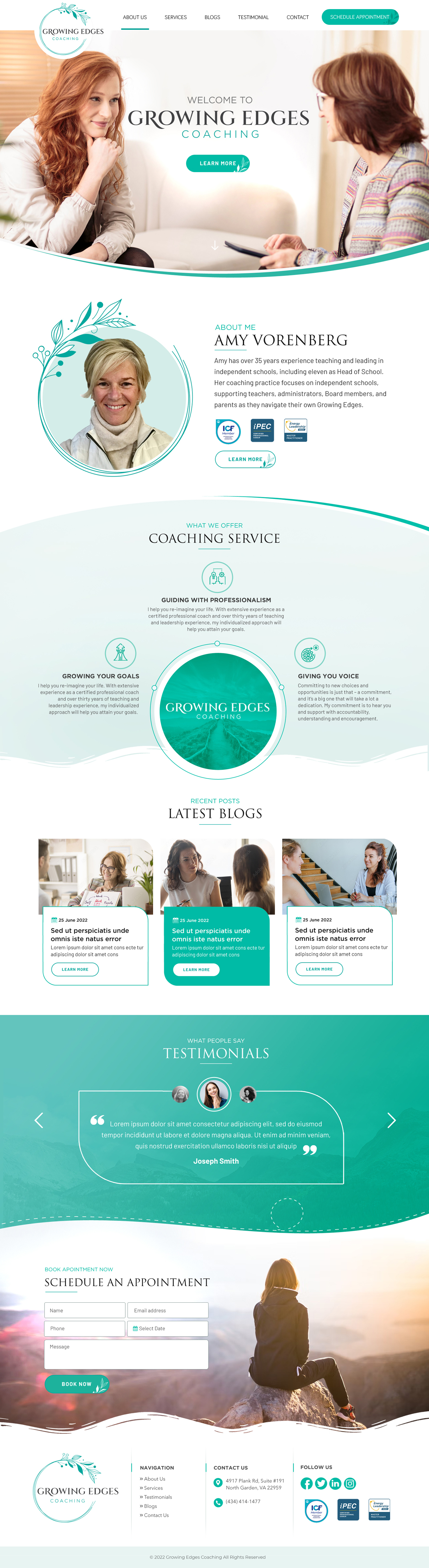 Web Design by Blue Sparrow for this project | Design #28940768