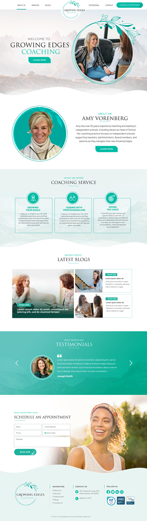 Web Design by Blue Sparrow for this project | Design: #28956790