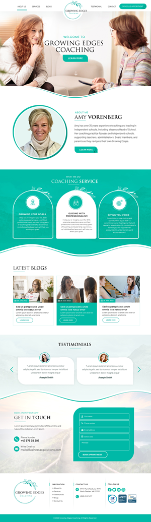 Web Design by Blue Sparrow for this project | Design: #28956890