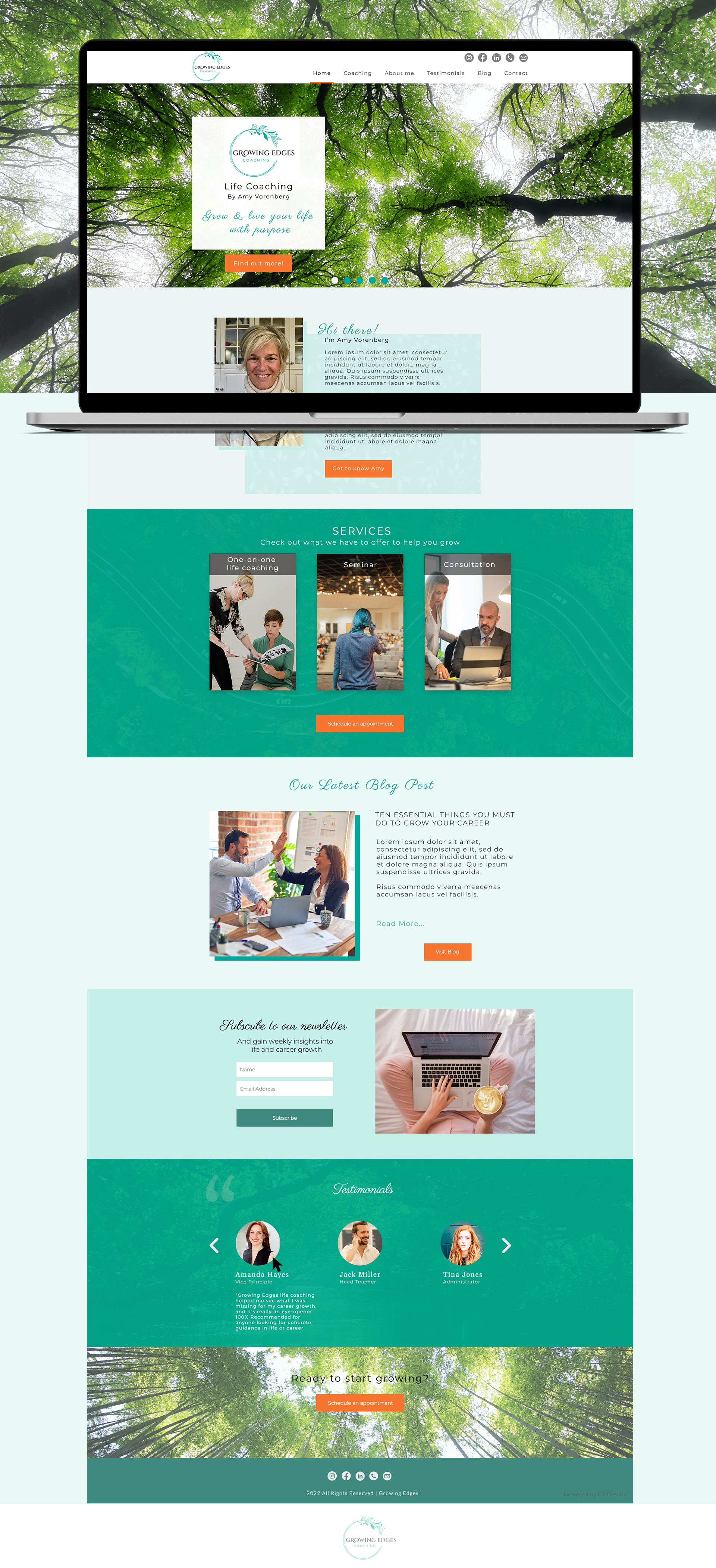 Web Design by C9 Designs for this project | Design #28934929