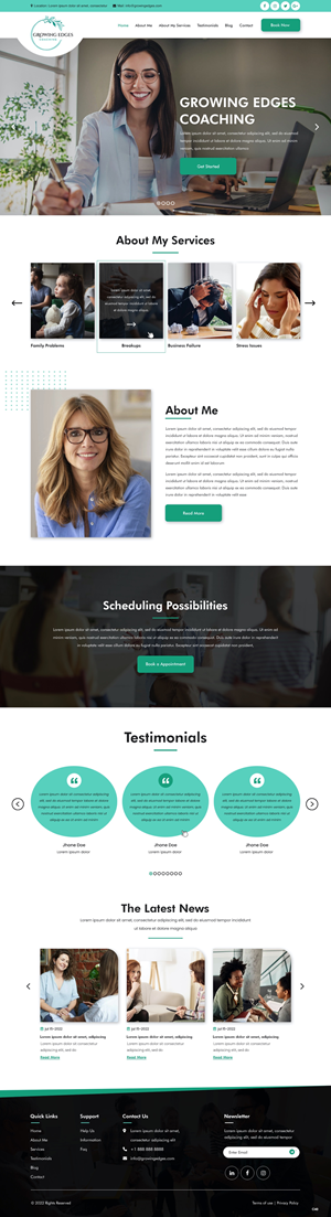Web Design by pb for this project | Design: #28926833