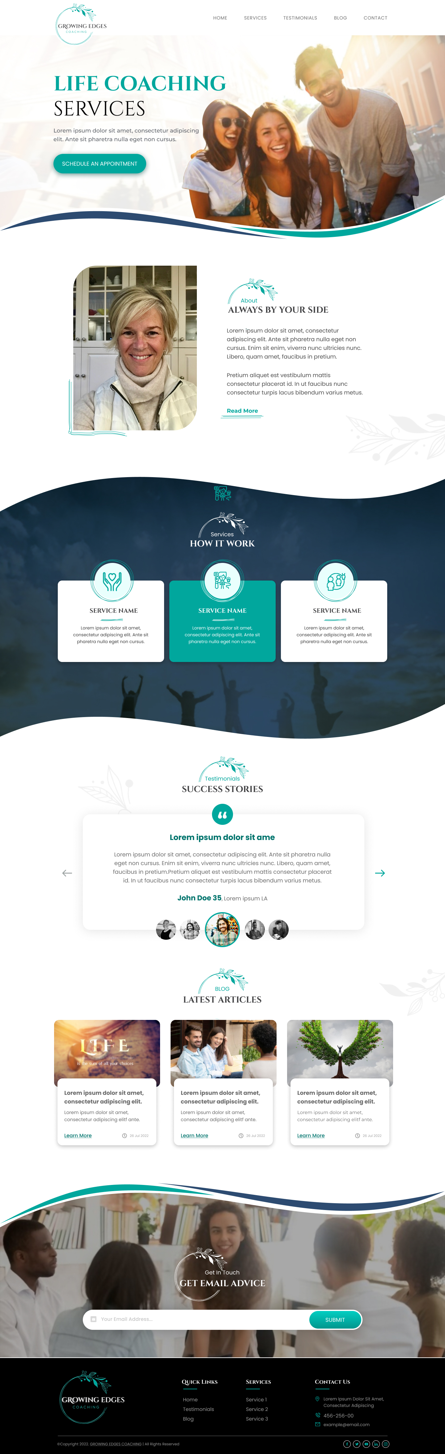 Web Design by *mary for this project | Design #28933337