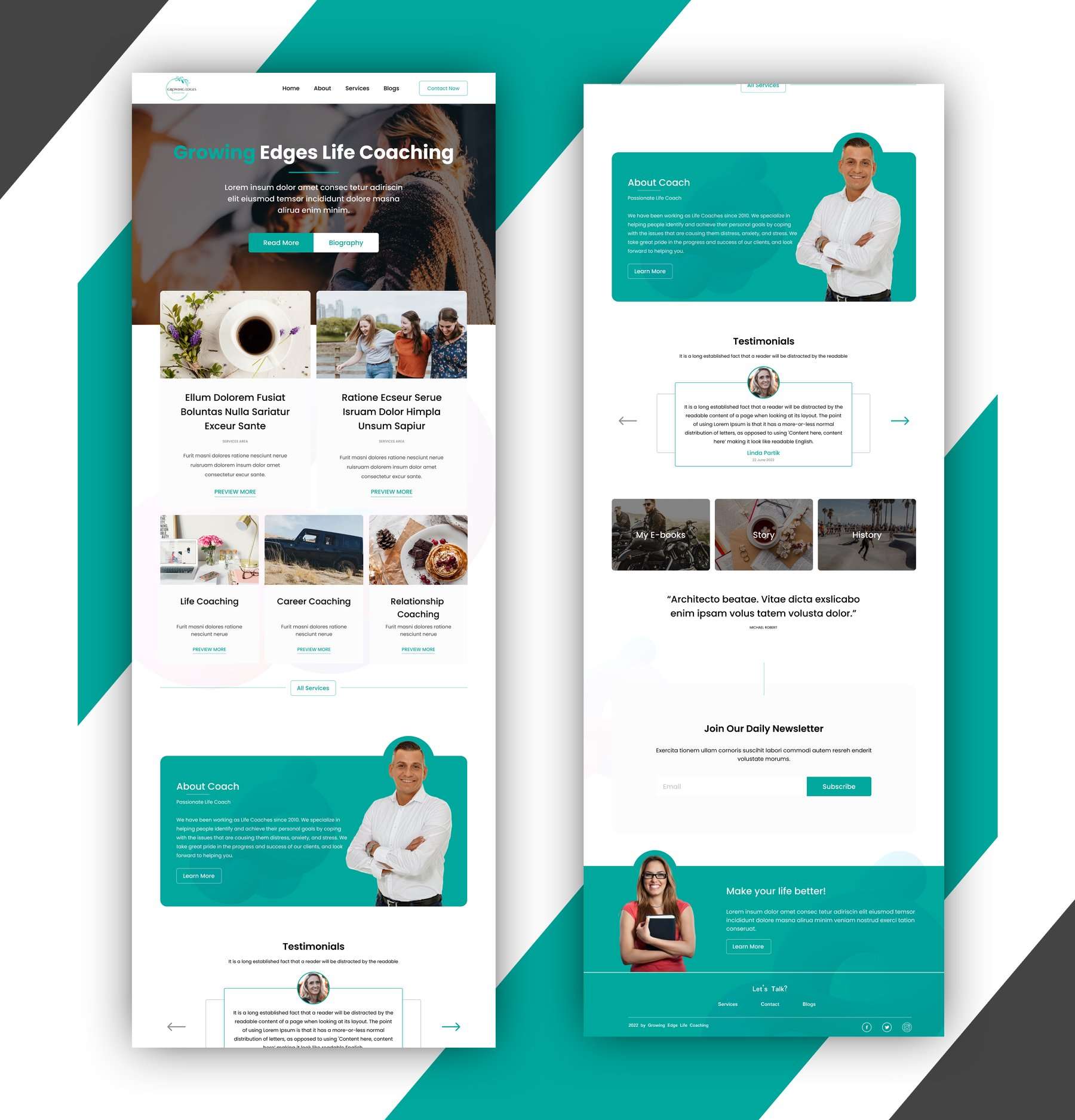 Web Design by Samahir Sharif for this project | Design #28929789