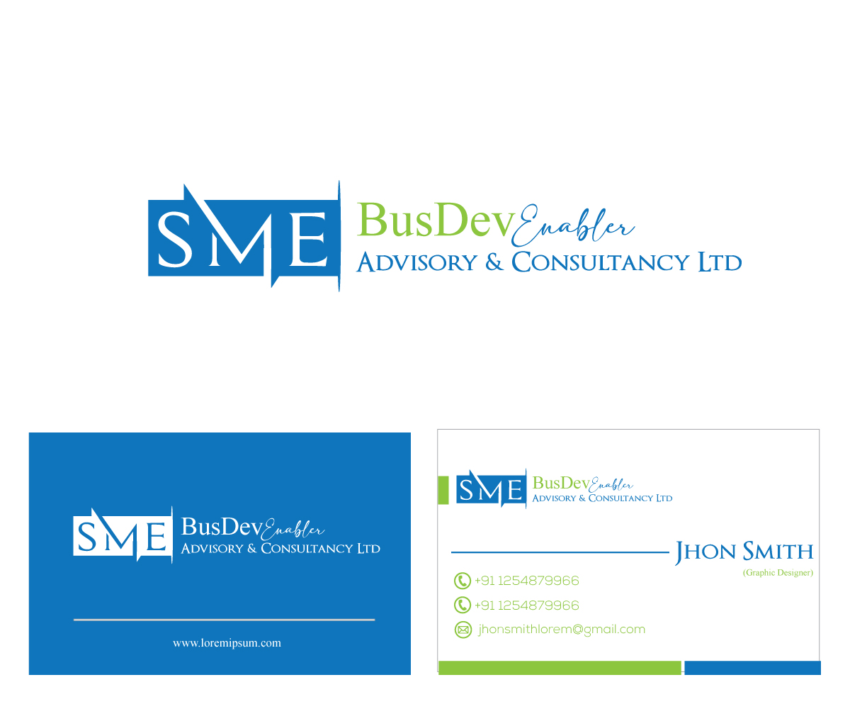 Logo Design by Om Namah Shivay for SME BusDev Enabler Advisory & Consultancy Ltd | Design #28927276