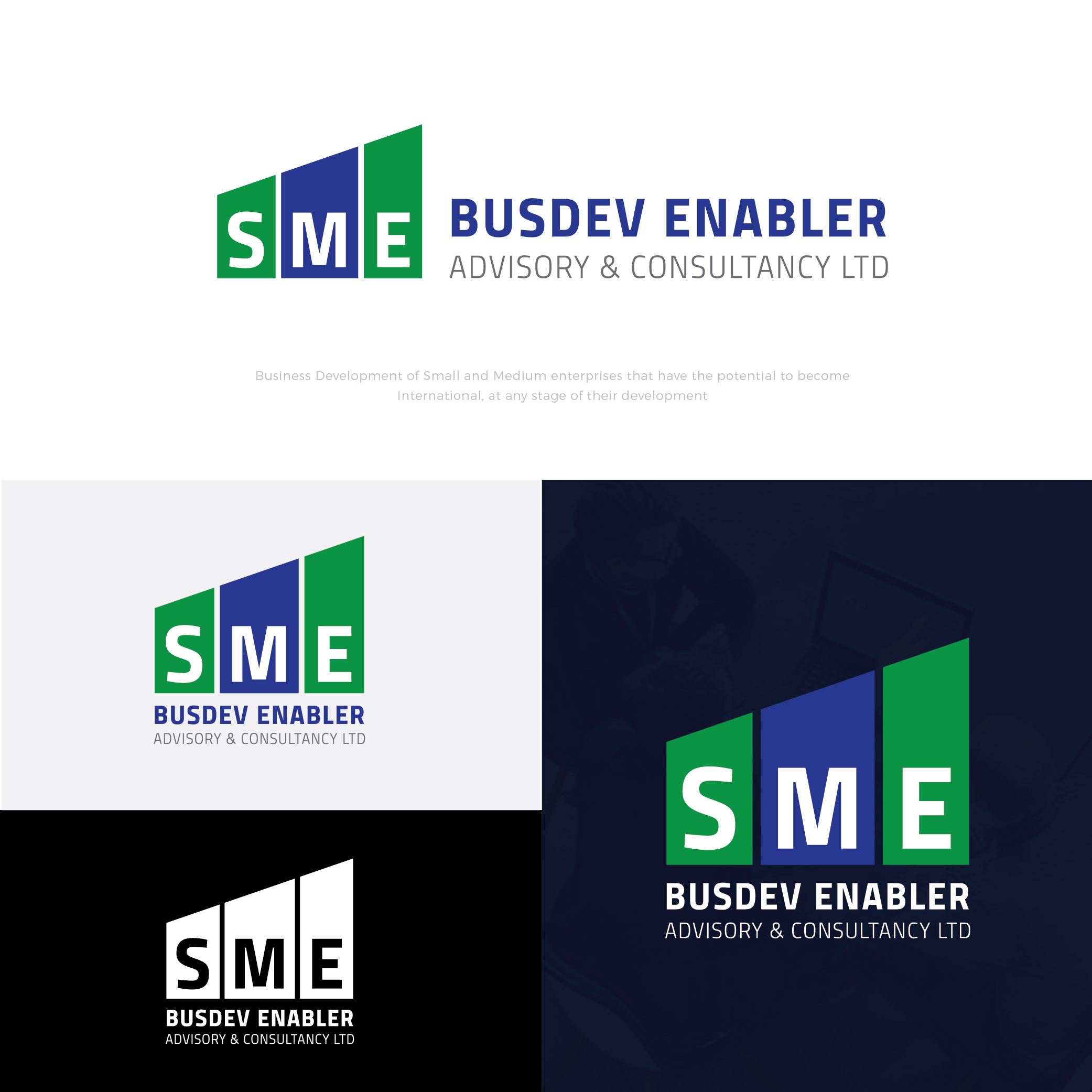 Logo Design by CreativeZub for SME BusDev Enabler Advisory & Consultancy Ltd | Design #28968391