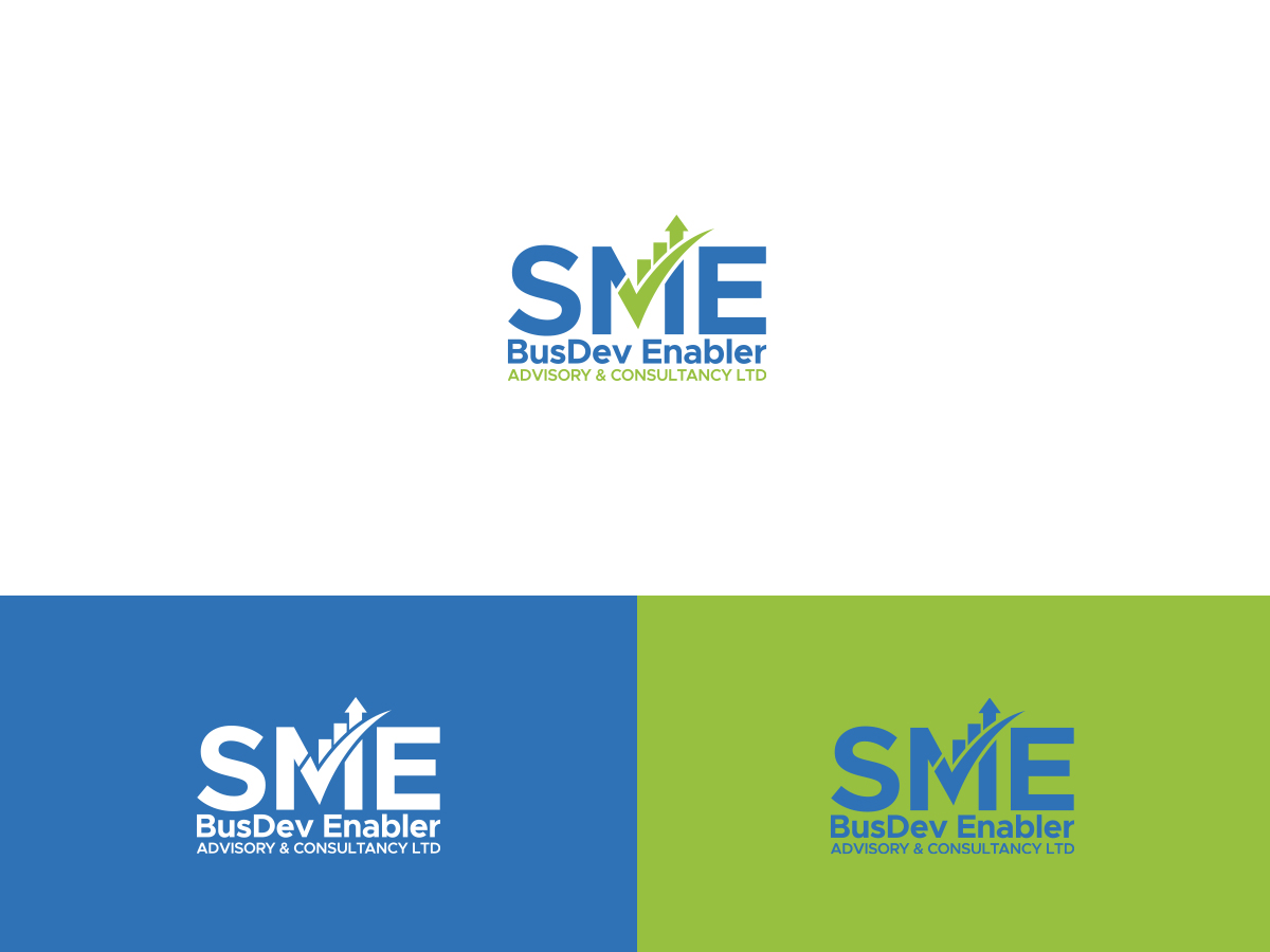 Logo Design by Slant Line Media for SME BusDev Enabler Advisory & Consultancy Ltd | Design #28926460