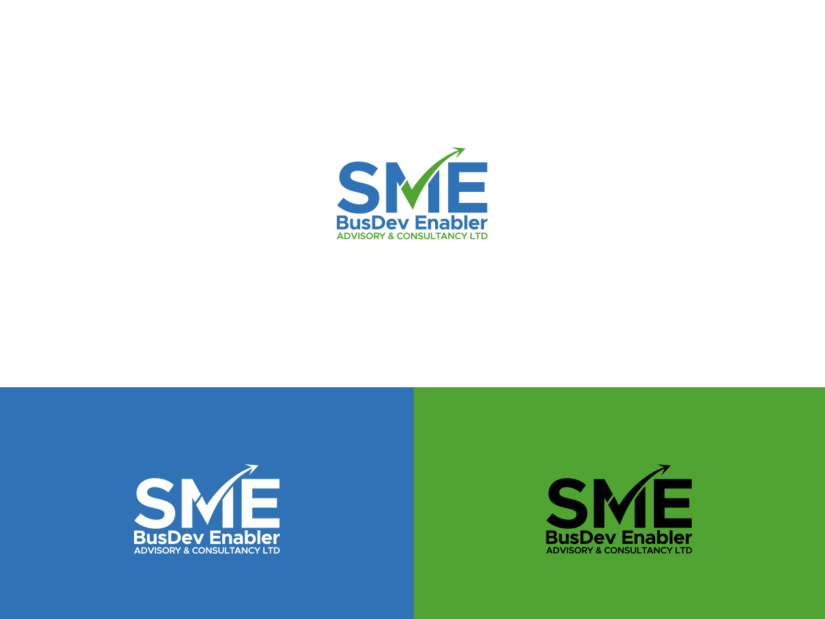 Logo Design by Slant Line Media for SME BusDev Enabler Advisory & Consultancy Ltd | Design #28968642