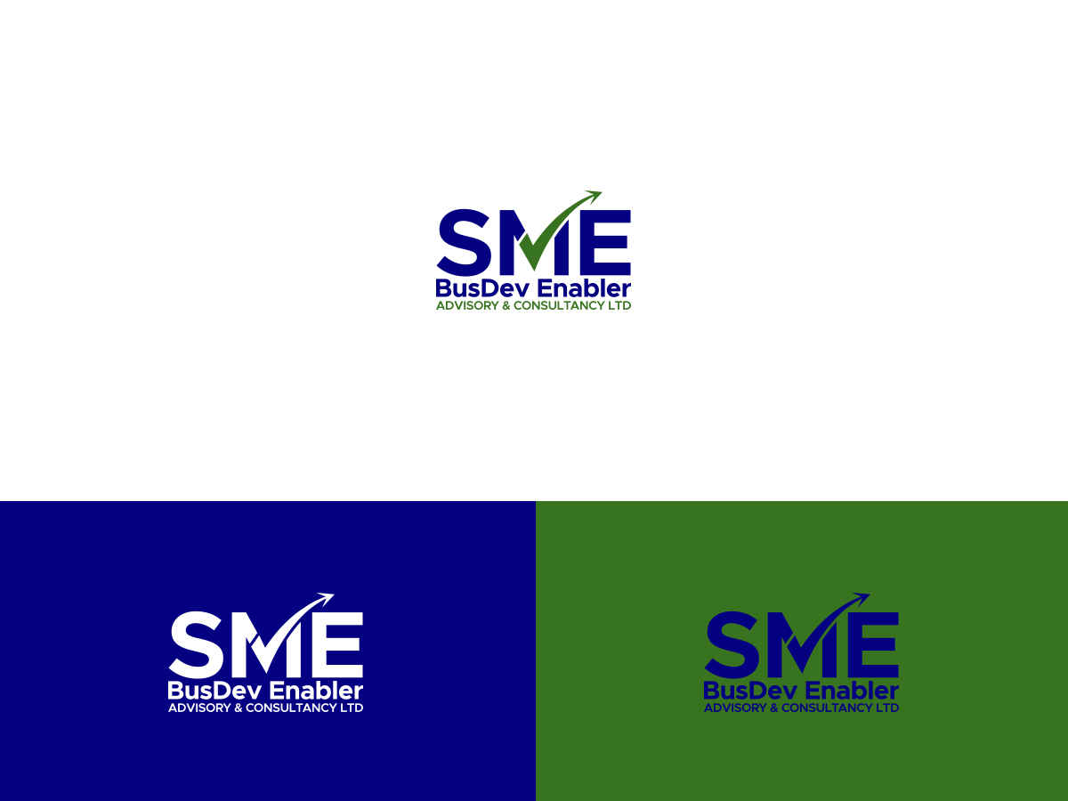 Logo Design by Slant Line Media for SME BusDev Enabler Advisory & Consultancy Ltd | Design #28968928