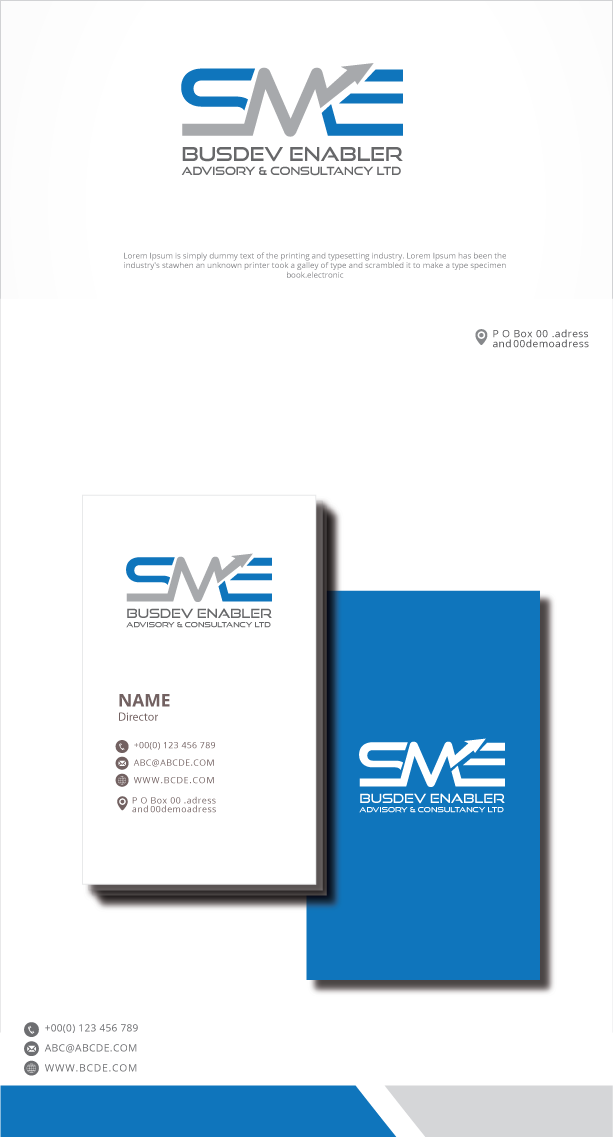 Logo Design by graphicevolution for SME BusDev Enabler Advisory & Consultancy Ltd | Design #28925935