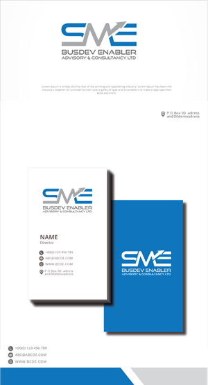 Logo Design by graphicevolution for SME BusDev Enabler Advisory & Consultancy Ltd | Design: #28925935