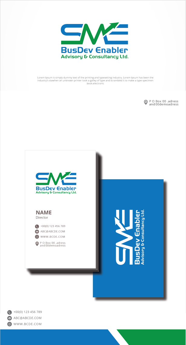 Logo Design by graphicevolution for SME BusDev Enabler Advisory & Consultancy Ltd | Design #28970679