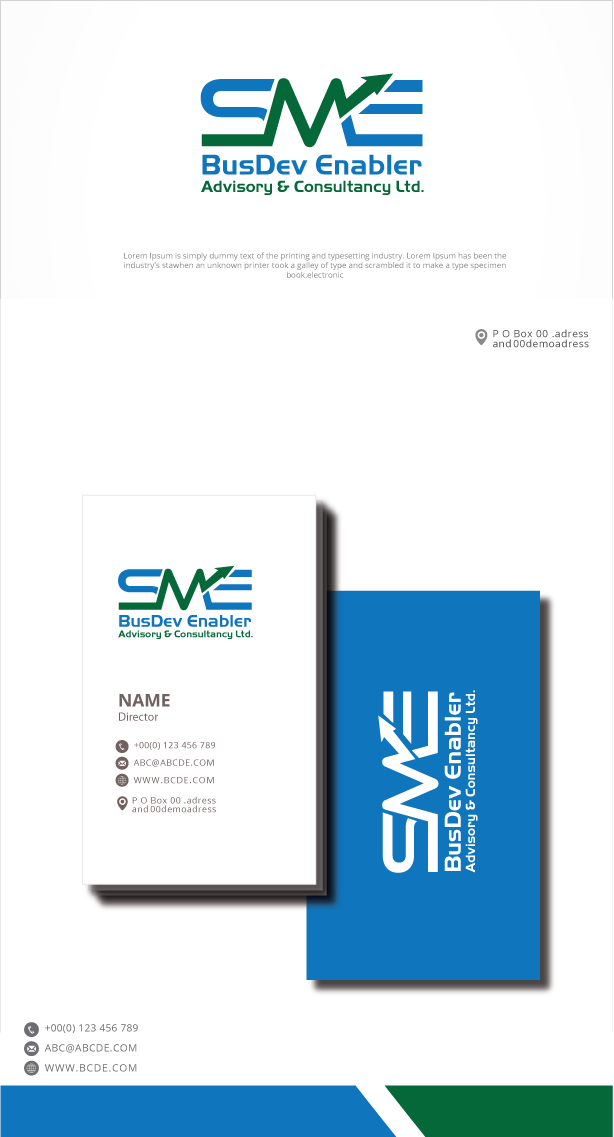 Logo Design by graphicevolution for SME BusDev Enabler Advisory & Consultancy Ltd | Design #28970689