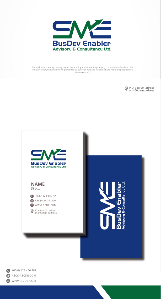 Logo Design by graphicevolution for SME BusDev Enabler Advisory & Consultancy Ltd | Design #28970692