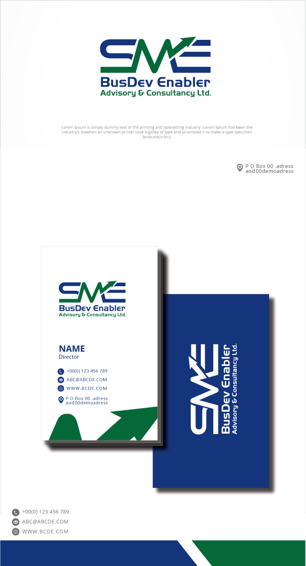 Logo Design by graphicevolution for SME BusDev Enabler Advisory & Consultancy Ltd | Design #28970822