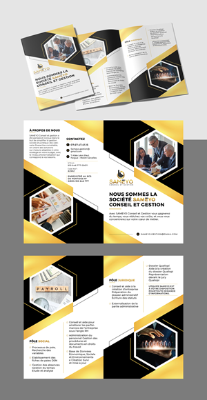 Brochure Commerciale pour une entreprise de ressources humaines | Diseño de Brochure por KreativeMadz