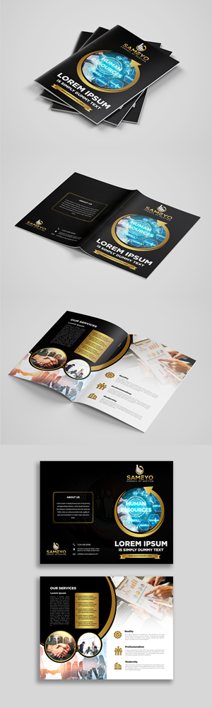 Brochure Design by Design Motion for SAMEYO Conseil et Gestion  | Design: #28930065